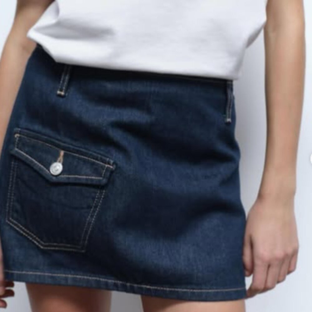 ZARA CARGO MINI SKIRT